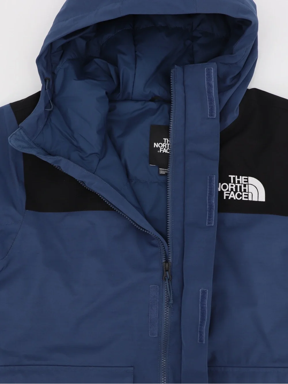 New The North Face Men’s Medium Cypress Insulated Parka Blue Black Authentic